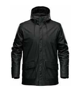 Premium Quality Men's Hooded Long Quilted Sheep Skin Printed <b>Rain</b> <b>Jacket</b> Lightweight Waterproof Outdoor Breathable - Product Image 6