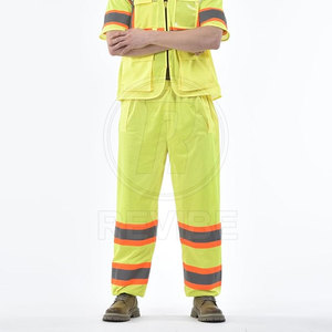 Pantalones de Seguridad Impermeables de Nailon de Alta Calidad con Tela Resistente, Fácil Movimiento y Alta Visibilidad para Protección Laboral - Product Image 2