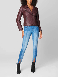 <b>Top</b> Trending Custom OEM Service Latest Design Women <b>Leather</b> Jacket Cheap Price Women genuine <b>Leather</b> Jacket - Product Image 4