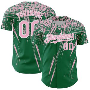 Maillot de baseball personnalisé, antibactérien, séchage rapide, manches courtes, unisexe, vêtements de sport pour adultes, coton biologique, logo sur le devant - Product Image 1