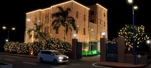 Aluminum Warm White LED <b>Light</b> <b>Strings</b> Twinkling Fairy <b>String</b> <b>Lights</b> <b>Outdoor</b> Building Decor Christmas Party Lighting - Product Image 1