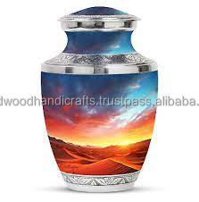 Vente en gros d'urnes funéraires pour hommes et femmes urnes décoratives urnes faites à la main urnes commémoratives pour adultes urnes funéraires - Product Image 4