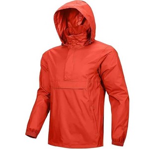 Veste de sécurité noire pour homme de haute qualité, coupe-vent en nylon personnalisable avec poches - Product Image 1