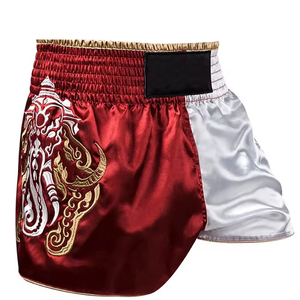กางเกง MMA ผู้ชาย สปอร์ต สีพื้น ความยาวระดับเข่า แห้งเร็ว รุ่นใหม่ล่าสุด กันน้ำ ระบายอากาศ เอวสูง ยืดหยุ่น สำหรับผู้ใหญ่ แบบสั่งทำ - Product Image 2