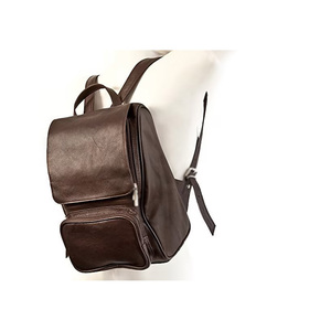 Leather Rucksack Bag Vintage Durable Waterproof Travel <b>Backpack</b> <b>Large</b> Capacity Laptop Daypack for Men Women Outdoor - Product Image 2