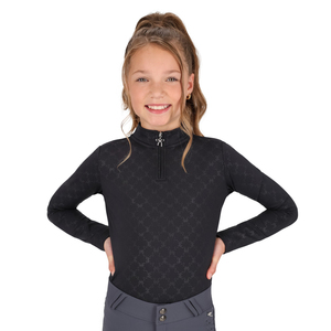 High Quality 4way Stretch Horse Riding Equestrian Shirt <b>Top</b> Base Layer Competition Show Shirt <b>Polo</b> in Soft Feel Technical Fabric - Product Image 1