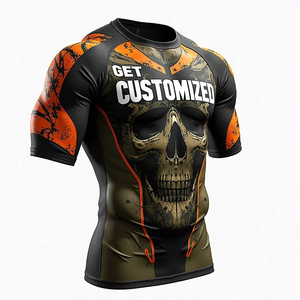 Camiseta de Natación para Hombre, Protección Solar, Estampada, Bajo MOQ 2026, Superventas - Product Image 2