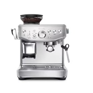 Cafetera Espresso Programable de Alta Gama con Cuerpo de Acero Inoxidable, Cafetera Eléctrica para el Hogar o Autocaravanas - Product Image 1