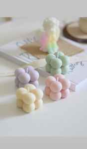 เทียนหอมถั่วเหลืองแบบฟองสบู่ - กลิ่นอโรมาเธอราพี เป็นมิตรกับสิ่งแวดล้อม ทำด้วยมือ ตกแต่งบ้าน ผลิตในอินเดีย - Product Image 2