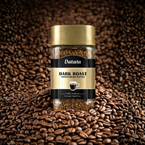 Café Instantáneo 100% Puro OEM/ODM, Frasco de 100g, Tueste Oscuro, Café Liofilizado 100% Arábica, Marca Privada - Product Image 4