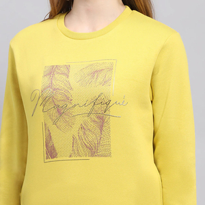 เสื้อสเวตเชิ้ตผู้หญิงสำหรับฤดูหนาว ลายตัวอักษร ทรงปกติ ระบายอากาศได้ดี ผลิตจากผ้ารักษ์โลก รับผลิตสีและโลโก้ตามสั่ง บริการ OEM - Product Image 6