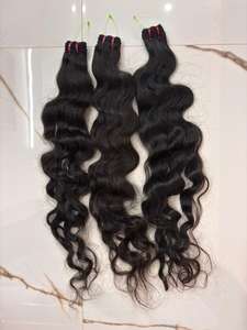 Extensiones de Cabello Natural Indio 100% Virgen con Ondas Naturales |   Extensiones de Cabello Humano Virgen Remy al por Mayor - Product Image 4