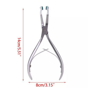 Dental Crown Plier Dentist Tools Temporary Teeth Removal Pliers with Green Rubber Stainless Steel CE Approved By Grip Surgical - Product Image 1