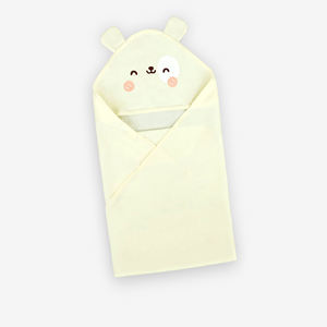 Toalla con Capucha para Recién Nacido, 100% Algodón Orgánico Premium, Tejido Cuadrado, Suave, Absorbente, Amigable con la Piel, para Uso en el Dormitorio, Directo de Fábrica - Product Image 3