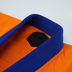 Personalized Bjj Gi Uniforms Premium Quality <b>Orange</b> Bjj Kimono Uniforms For Martial Arts Training MMA Grappling Jiu JItsu Bjj Gi - Product Image 6