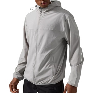 Chaqueta Cortavientos Reflectante de Poliéster para Hombre, Impermeable, Deportiva, para Exteriores, Tallas Grandes - Product Image 3