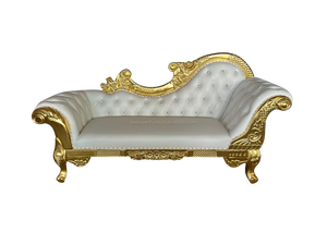 <span class=keywords><strong>Prix</strong></span> usine Doux Antique Royal De Luxe Trône De Mariage Canapé Chaises Pour La Mariée Et Le Marié <span class=keywords><strong>Blanc</strong></span> Trône Canapé - Product Image 2