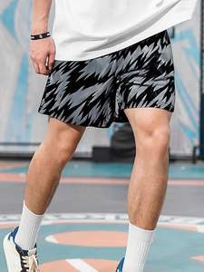 Buker Solid Mesh Short Custom Logo Quick Dry Breathable Men 5 Inch Inseam Double <b>Layer</b> Mesh Shorts with Pockets - Product Image 5