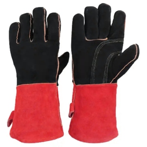Meilleurs gants de soudage en cuir de vachette renforcé, résistants à la chaleur et aux étincelles, pour travaux lourds, barbecue, soudeurs, gants de sécurité - Product Image 2