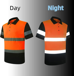 เสื้อโปโลสะท้อนแสง DYNEGO APPARELS สำหรับผู้ชาย เหมาะสำหรับงานกลางคืน งานก่อสร้างบนถนน ป้องกันแบคทีเรีย - Product Image 3