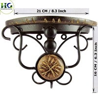 Holzhaus Wand dekoration hochwertige Wand dekoration schwimmende Holzwand regal zu erschwing lichen Preis