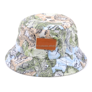 หมวกบักเก็ตใส่ได้ทั้งชายและหญิงมีสไตล์หมวกปีกกว้างหมวกชาวประมงผ้าฝ้ายน้ำหนักเบาสำหรับฤดูร้อนการเดินทางกลางแจ้งและแฟชั่นชายหาด - Product Image 6