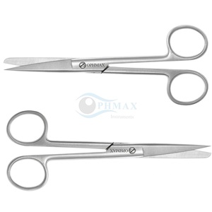 Tijeras multiusos con cuchillas rectas, una punta afilada y otra roma, 145 mm (5 3/4) de largo, reutilizables, de alta calidad - Product Image 5