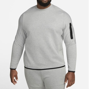 Sudadera de algodón con Logo personalizado para hombre y mujer, ropa para parte superior masculina, en relieve, lisa, en blanco - Product Image 6
