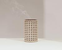Brûleur d'encens Bakhoor en métal tissé à la main, Mabkhara, brûleur de charbon d'oud décoratif, porte-parfum arabe pour la maison, forme noire, 100%
