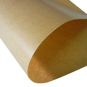 EcoRev Eco-Friendly 110gsm Unbleached <b>Brown</b> MG Kraft Food <b>Wrapping</b> <b>Paper</b> Recycled Pulp Starch Coated - Product Image 4