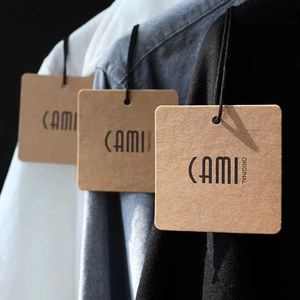 Boxit.pk Eco Friendly Seed <b>Paper</b> Hang Tags <b>Plantable</b> Clothing Tags with Seeds Custom Logo Garment Labels - Product Image 5