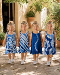 Nuevo Vestido de Playa IYARA Casual para Bebés Niñas, con Bordado, Pintado a Mano, Transpirable, de Rayón, sin Mangas, Mini, para Verano - Product Image 1