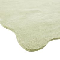 Tapis moderne abstrait vert clair personnalisé, tissé à la main en laine, pour la maison et le bureau, ensembles de tapis