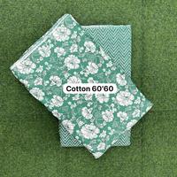 Tissu en coton imprimé par le fabricant, motif floral Gujari, textile en coton doux pour vêtements de mode et usage domestique