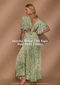 เดรสแม็กซี่คอวีลึกสำหรับผู้หญิงพร้อมเชือกผูกด้านหลังพิมพ์ลายดอกไม้เดรสยาวโบโฮพลิ้วไหวพร้อมแขนระบายคละสี - Product Image 2