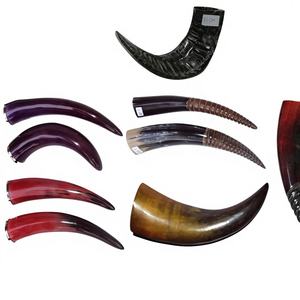 Antique Waterproof Handmade Shoe Cow Ox Blowing <b>Horn</b> And Viking <b>Drinking</b> <b>Horn</b> for Love Theme Home Decoration Indian Made 2026 - Product Image 3