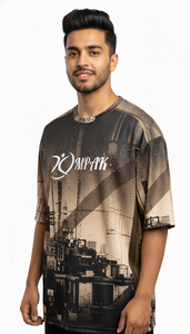 Camiseta de Hombre, Corte Regular, Poliéster/Algodón, Sublimada, Estilo Casual Urbano, Moderna, Transpirable y de Secado Rápido - Product Image 5