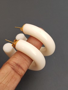 <b>Clear</b> Finish <b>Resin</b> Earrings Transparent Style <b>Resin</b> Earrings Smooth Finish <b>Resin</b> Earrings Custom Factory Wholesale Use <b>Resin</b> - Product Image 3