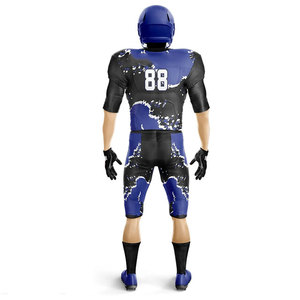 Uniforme de Fútbol Americano Sublimado, Nuevo, a la Moda, de Color Sólido, Económico, Personalizado para Equipos Juveniles, con Estampado y Compresión - Product Image 3