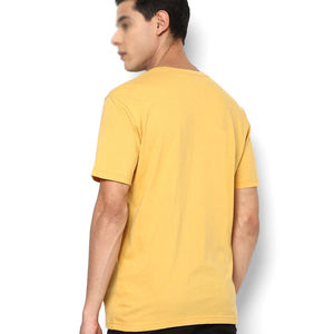 Camisetas de hombre de algodón de bambú de peso pesado, estilo hip hop, manga corta, lisas, transpirables y que absorben la humedad. - Product Image 2