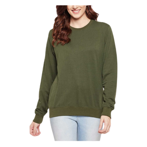 Sudadera personalizada unisex de manga larga con cuello redondo, estilo urbano informal, suave, de algodón. - Product Image 2