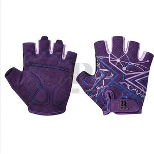 Gants de cyclisme en cuir demi-doigts pour VTT et vélo de route – Respirants, légers, protecteurs, adhérence sûre, style moderne - Product Image 6