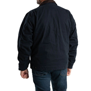 Men's 100% Cotton <b>Canvas</b> Jacket for Winter and Autumn High Street Style Hooded Outdoor Jacket OEM Service Available - Product Image 2