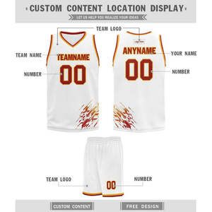 Ensembles d'uniformes de basketball personnalisés par sublimation, maillots sans manches en maille respirante de haute qualité à col en V pour hommes, séchage rapide, pour équipes adultes - Product Image 1