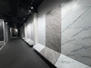 Azulejos de porcelana esmaltada de aspecto estético de 600x1200 mm, color gris Dior, acabado con efecto de tallado sin fin, grado A+, azulejos de 60x120 cm para pared y suelo. - Product Image 4