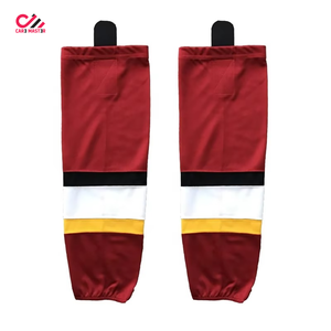 Chaussettes de hockey sur glace en polyester de qualité supérieure avec logo personnalisé, meilleur matériau, style et logo personnalisés - Product Image 1