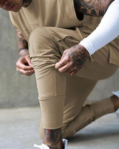 Pantalones Jogger de Forro Polar Grueso y Pesado, Diseño Original del Fabricante, Personalizados, Holgados, Extra Grandes, para Hombre - Product Image 6