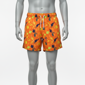 Wholesale Manufacturer Custom Sublimation Print Beach Swim <b>Shorts</b> With Pockets <b>Polyester</b> 5 Inch Inseam Men Swim Trunks - Product Image 3