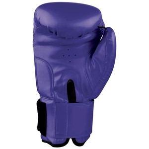 Guantes de Boxeo de PU Morados, con Cierre de Cordones en la Muñeca, Unisex, para Entrenamiento de Boxeo, 12 OZ, Profesionales, de Cuero Genuino - Product Image 2