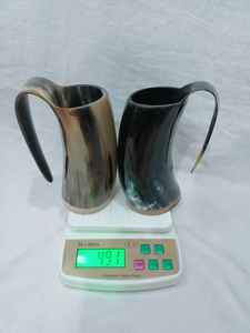 Taza de madera ecológica hecha a mano artesanías naturales estilos de cuerno de animales náuticos técnica pulida para fiesta Festival para cerveza - Product Image 5